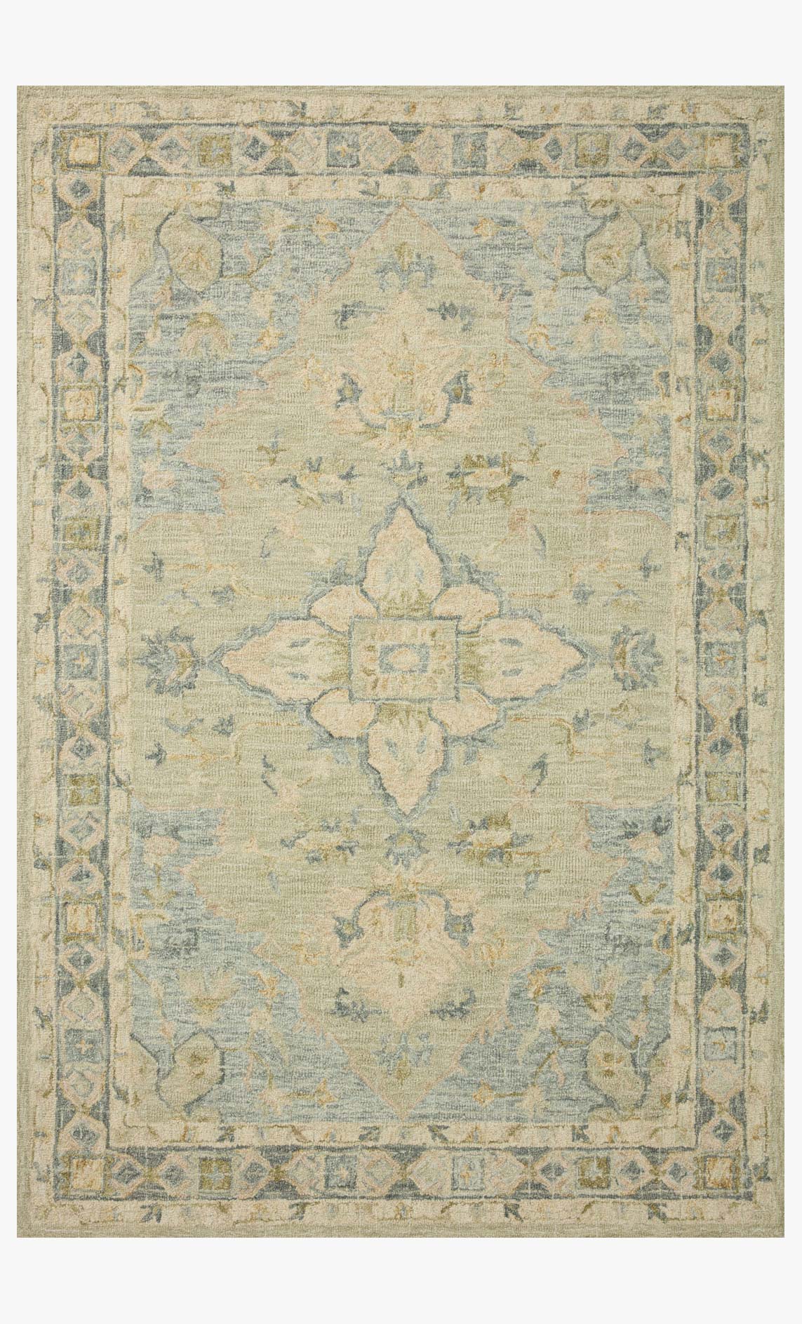 Loloi Julian Seafoam Green / Spa Rug White Cliff Studio Area Rugs