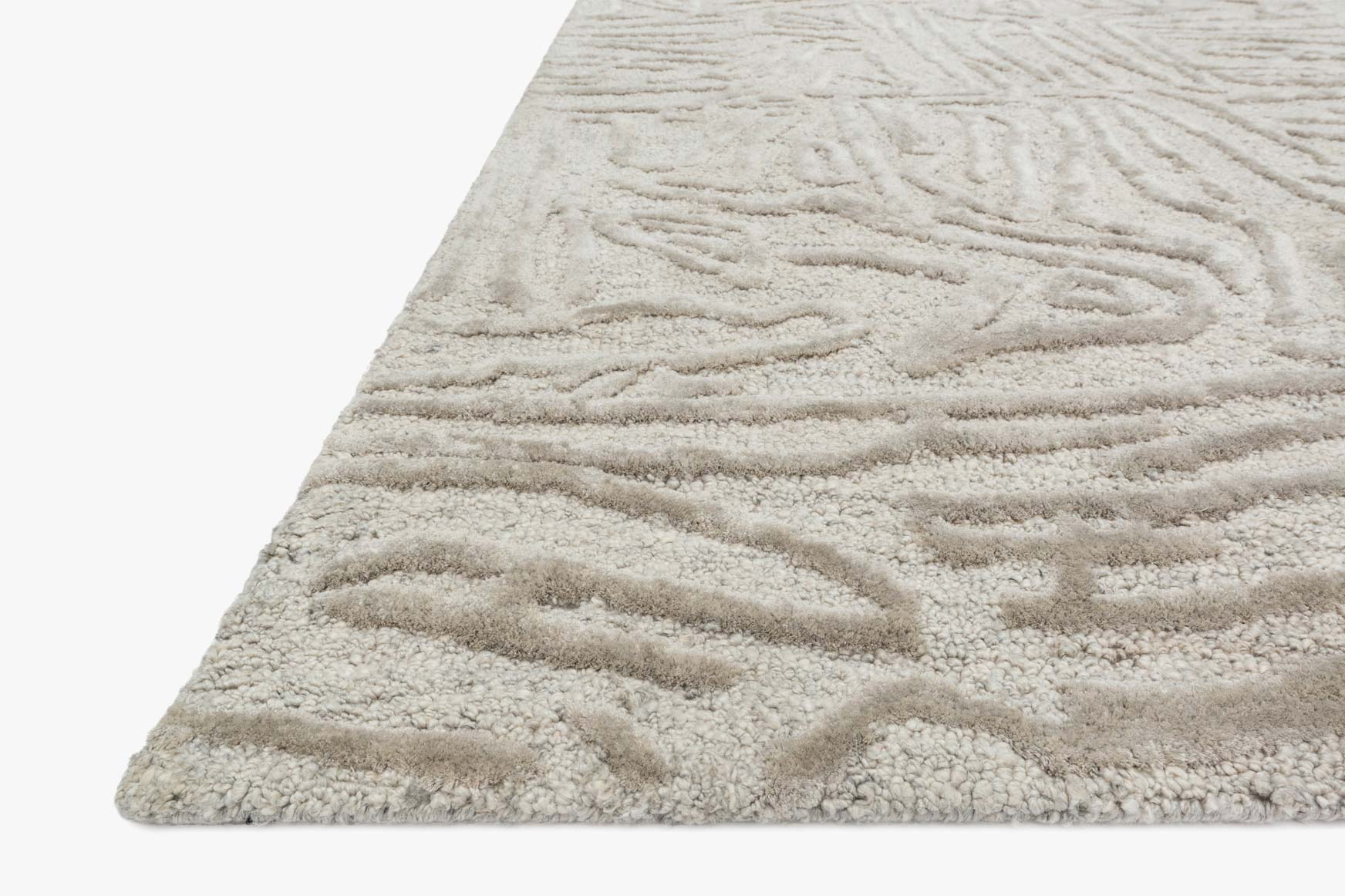 Loloi Juneau Silver Rug White Cliff Studio Area Rugs