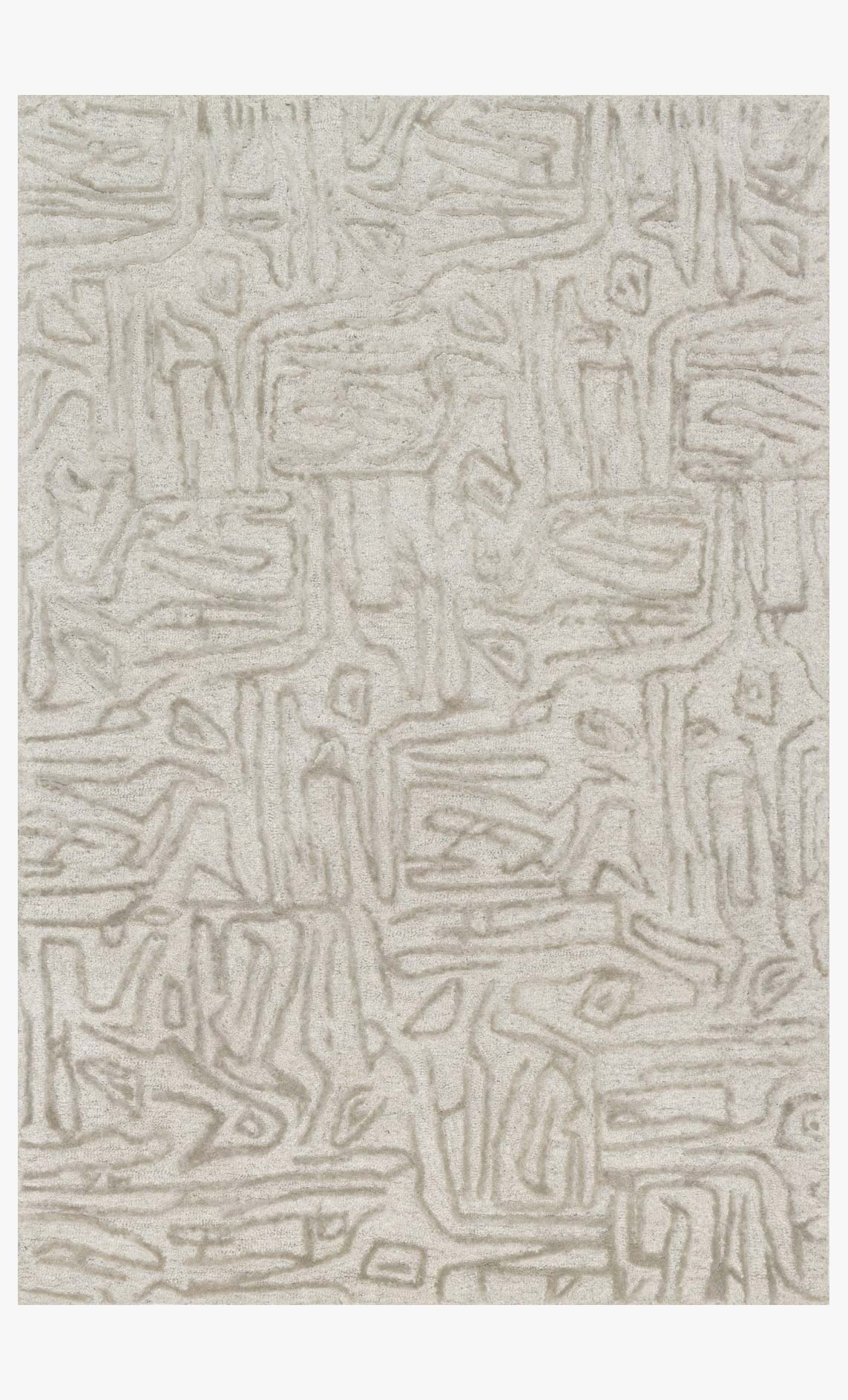 Loloi Juneau Silver Rug White Cliff Studio Area Rugs