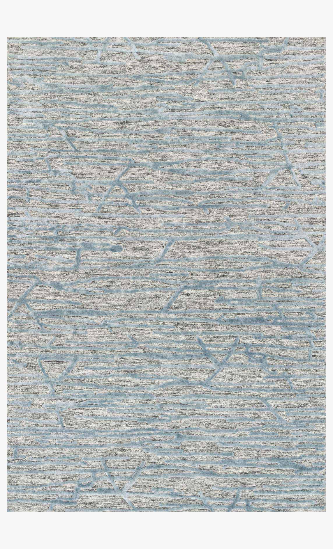 Loloi Juneau Grey / Blue Rug White Cliff Studio Area Rugs