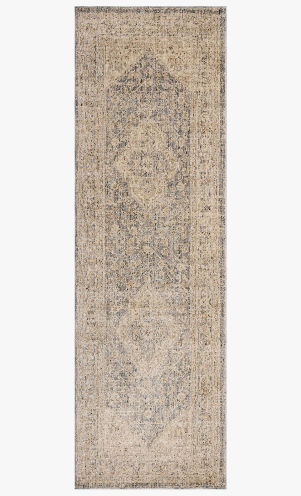 Magnolia Home by Joanna Gaines x Loloi Junie Denim / Natural Rug White Cliff Studio Area Rugs