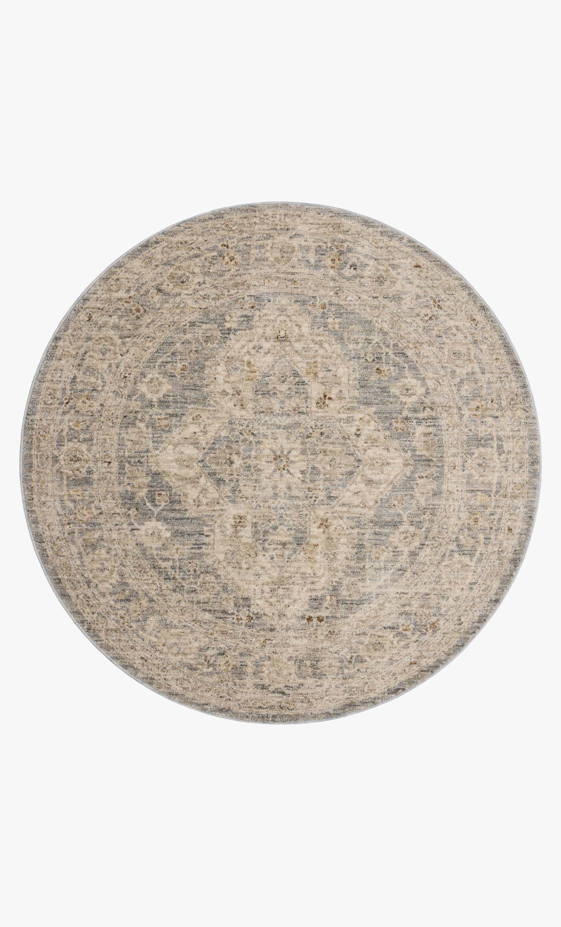 Magnolia Home by Joanna Gaines x Loloi Junie Denim / Natural Rug White Cliff Studio Area Rugs