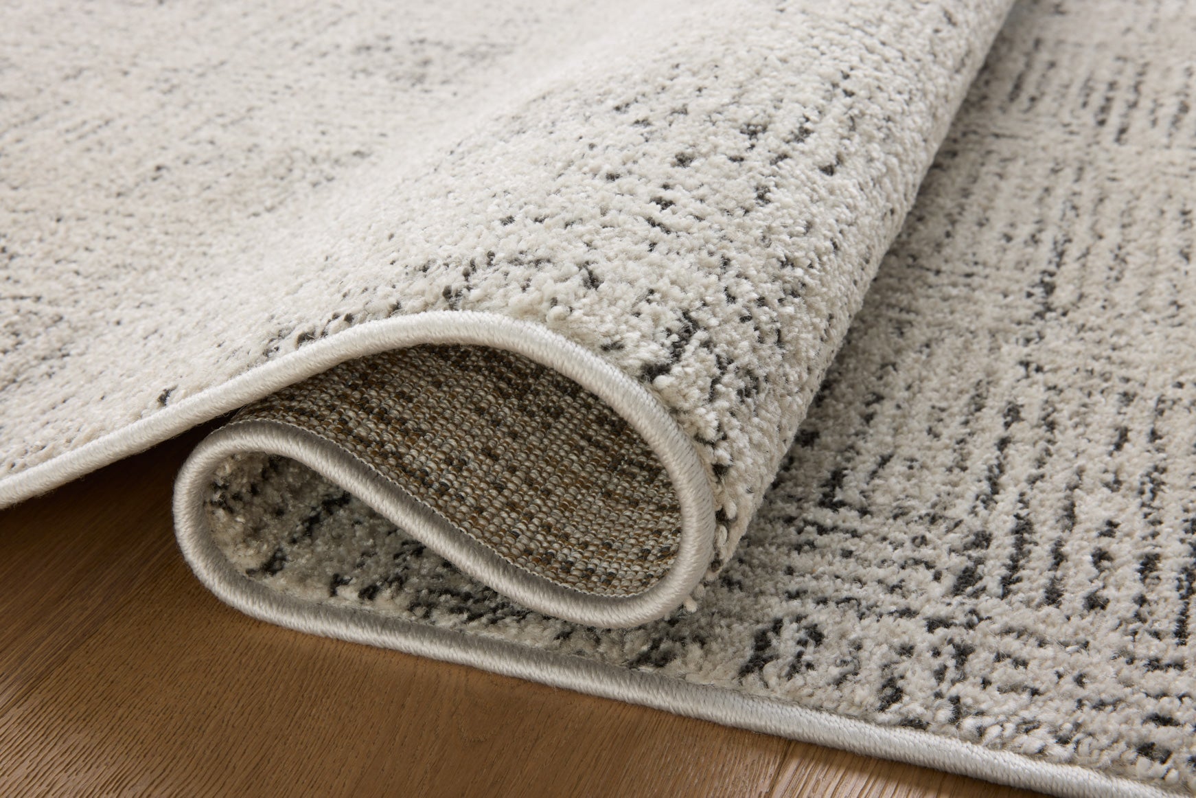 Loloi II Kamala Grey / Graphite Rug White Cliff Studio Area Rugs