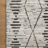 Loloi II Kamala Charcoal / Dove Rug White Cliff Studio Area Rugs