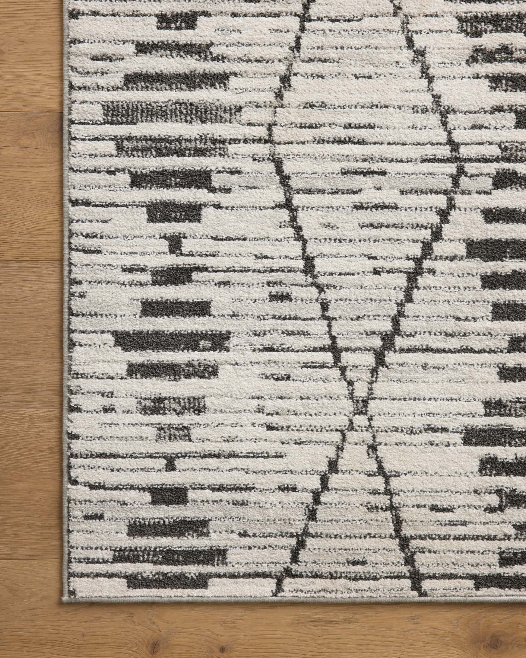 Loloi II Kamala Charcoal / Dove Rug White Cliff Studio Area Rugs
