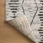 Loloi II Kamala Charcoal / Dove Rug White Cliff Studio Area Rugs