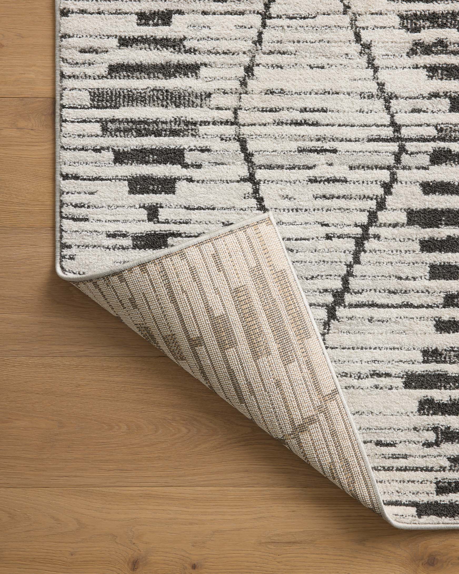 Loloi II Kamala Charcoal / Dove Rug White Cliff Studio Area Rugs