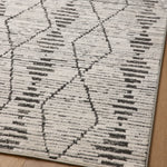 Loloi II Kamala Charcoal / Dove Rug White Cliff Studio Area Rugs