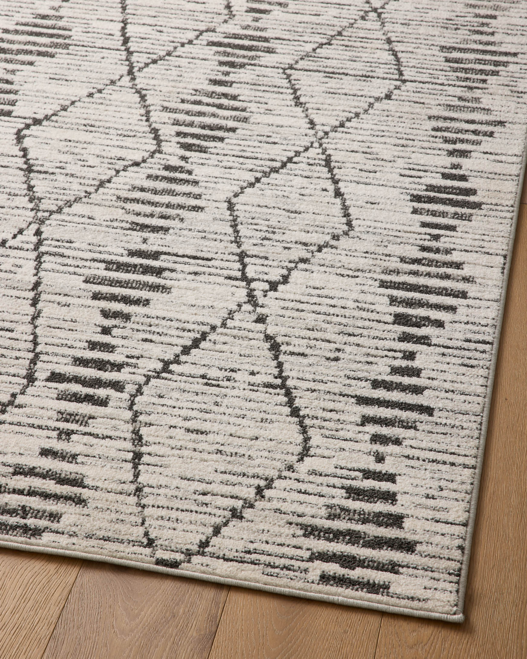 Loloi II Kamala Charcoal / Dove Rug White Cliff Studio Area Rugs