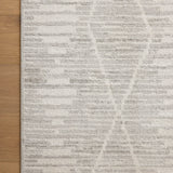 Loloi II Kamala Ivory / Silver Rug White Cliff Studio Area Rugs