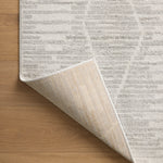 Loloi II Kamala Ivory / Silver Rug White Cliff Studio Area Rugs