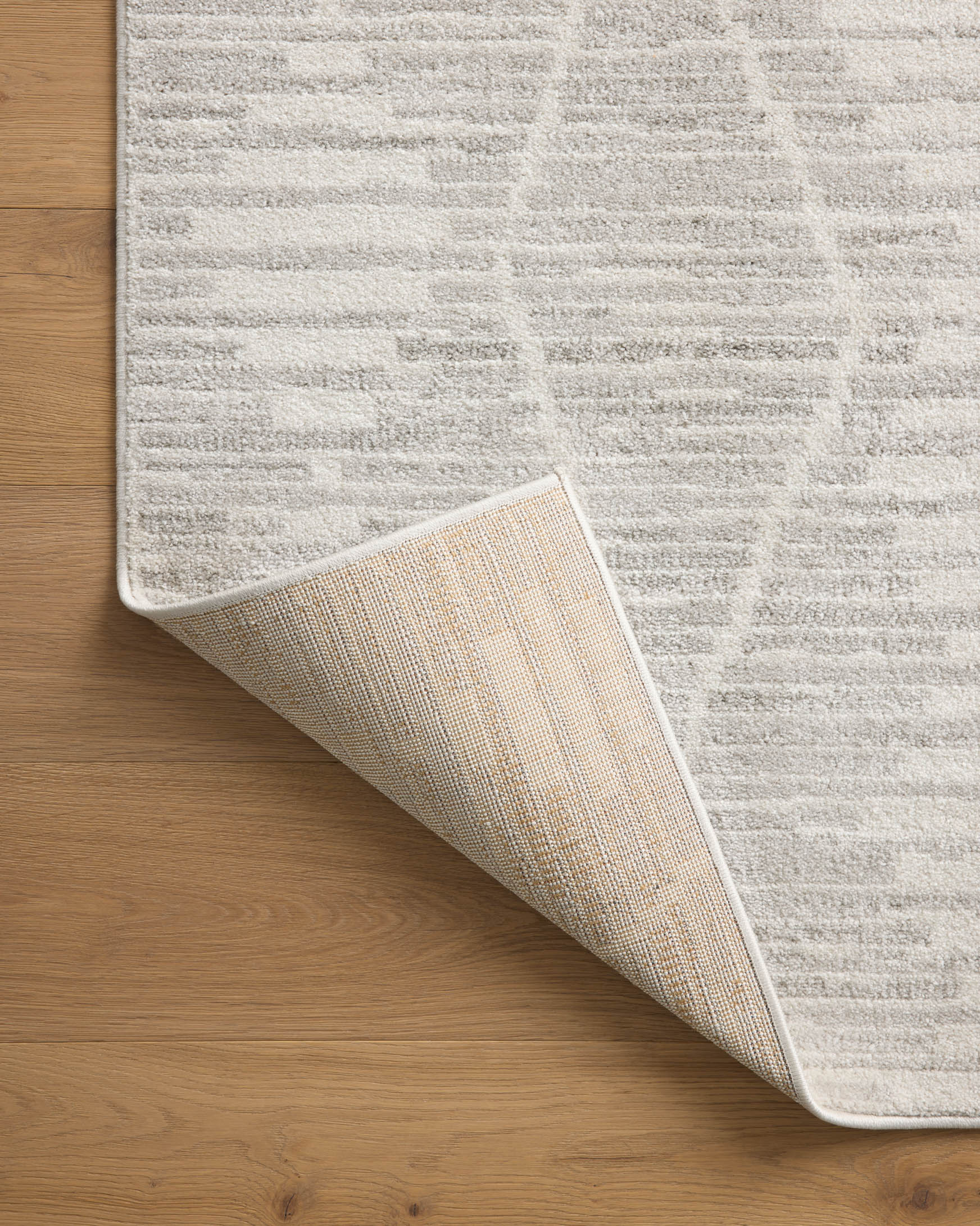 Loloi II Kamala Ivory / Silver Rug White Cliff Studio Area Rugs