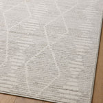 Loloi II Kamala Ivory / Silver Rug White Cliff Studio Area Rugs