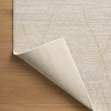 Loloi II Kamala Natural / Mist Rug White Cliff Studio Area Rugs