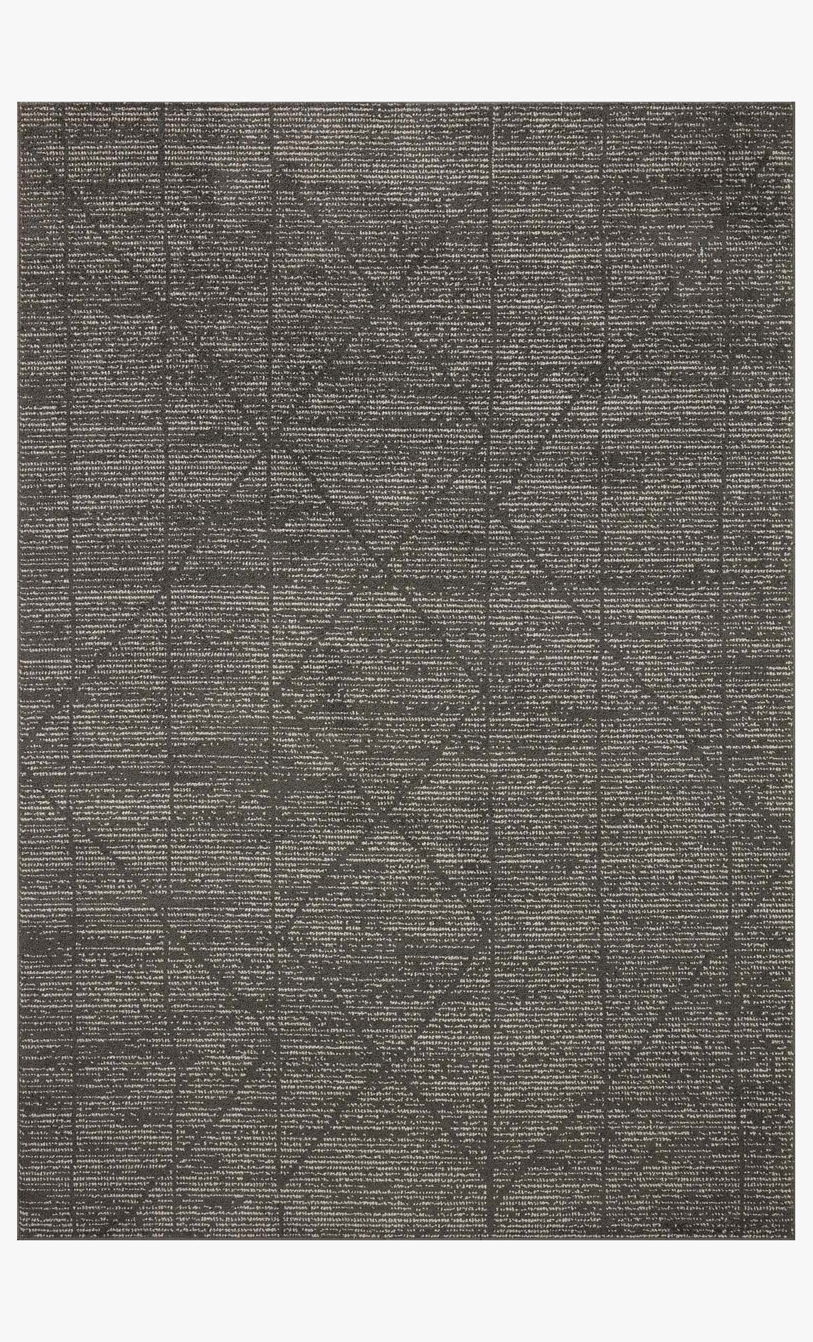 Loloi II Kamala Charcoal / Ivory Rug White Cliff Studio Area Rugs