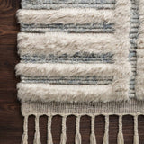 Loloi Khalid Ivory / Sky Rug White Cliff Studio Area Rugs