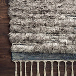 Loloi Khalid Pewter / Ink Rug White Cliff Studio Area Rugs
