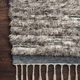 Loloi Khalid Pewter / Ink Rug White Cliff Studio Area Rugs