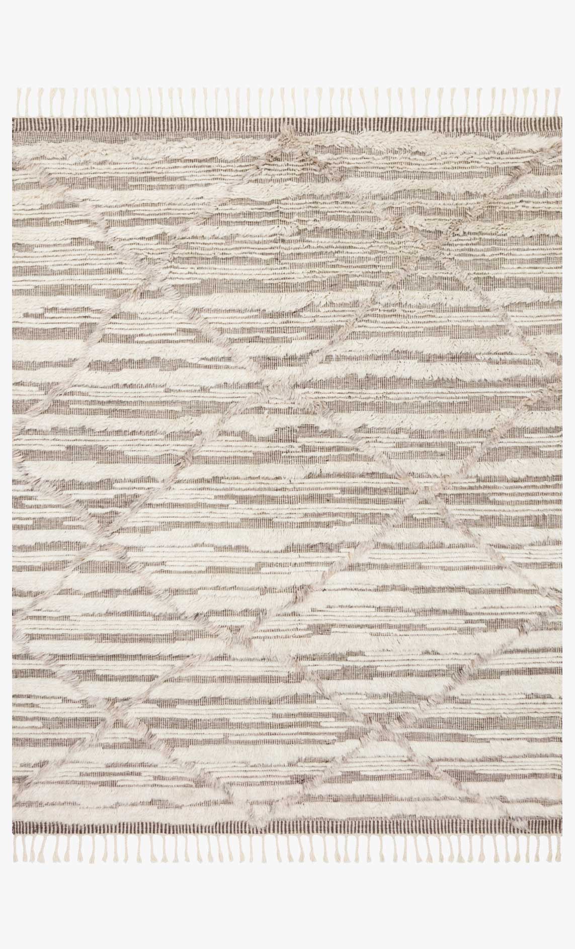 Loloi Khalid Ivory / Taupe Rug White Cliff Studio Area Rugs
