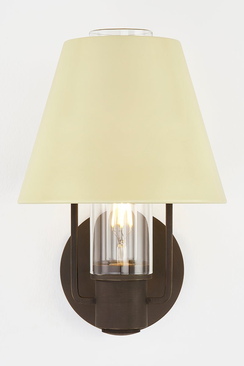Cassette Wall Sconce in Bronze