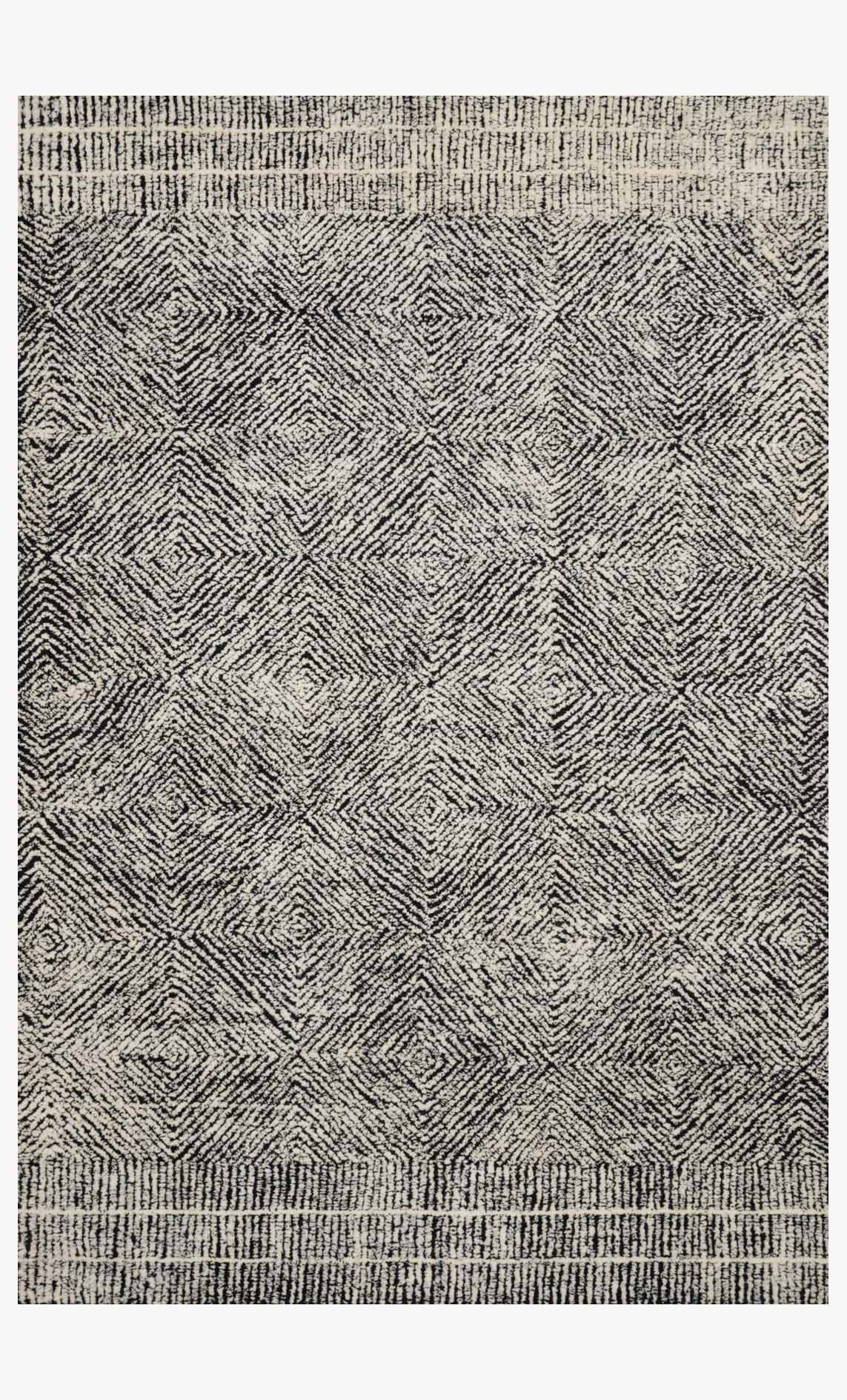 Loloi Kopa Black / Ivory Rug White Cliff Studio Area Rugs