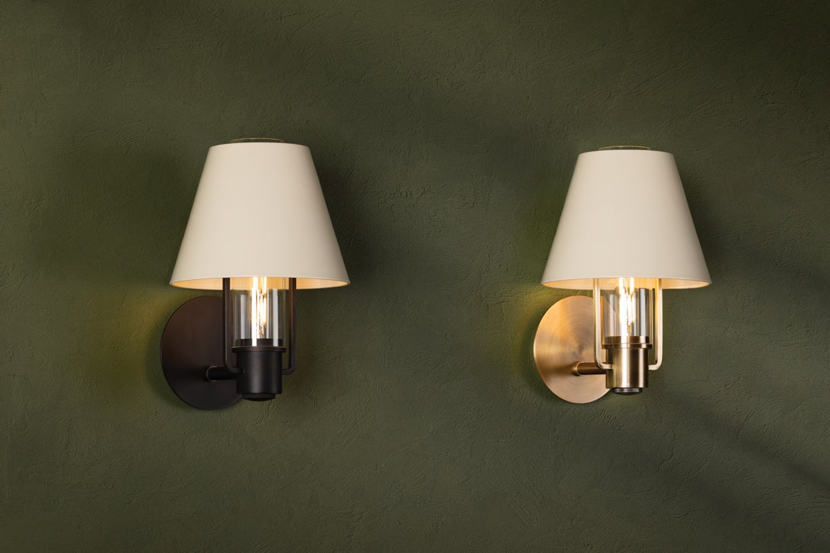 Cassette Wall Sconce in Bronze