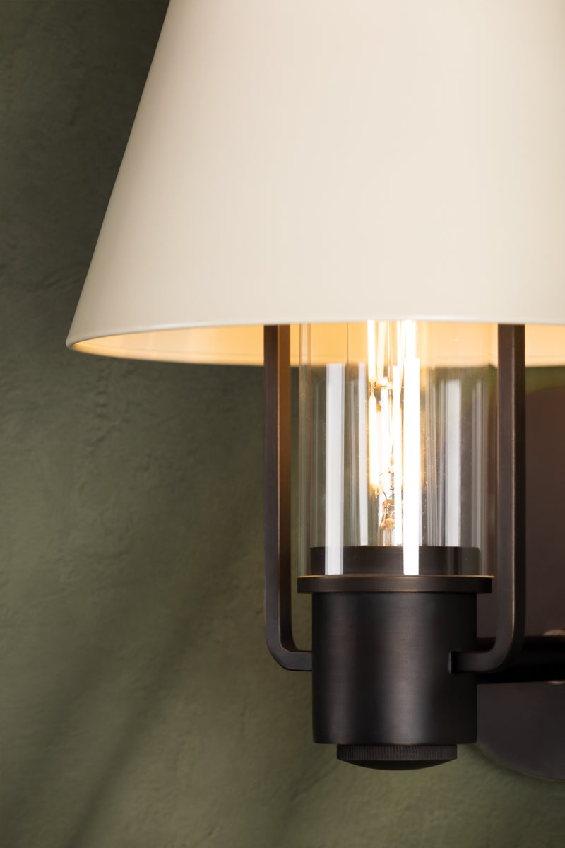 Cassette Wall Sconce in Bronze