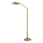 Hudson Valley Lighting Girard Floor Lamp in Vintage Brass - Detail Close-Up