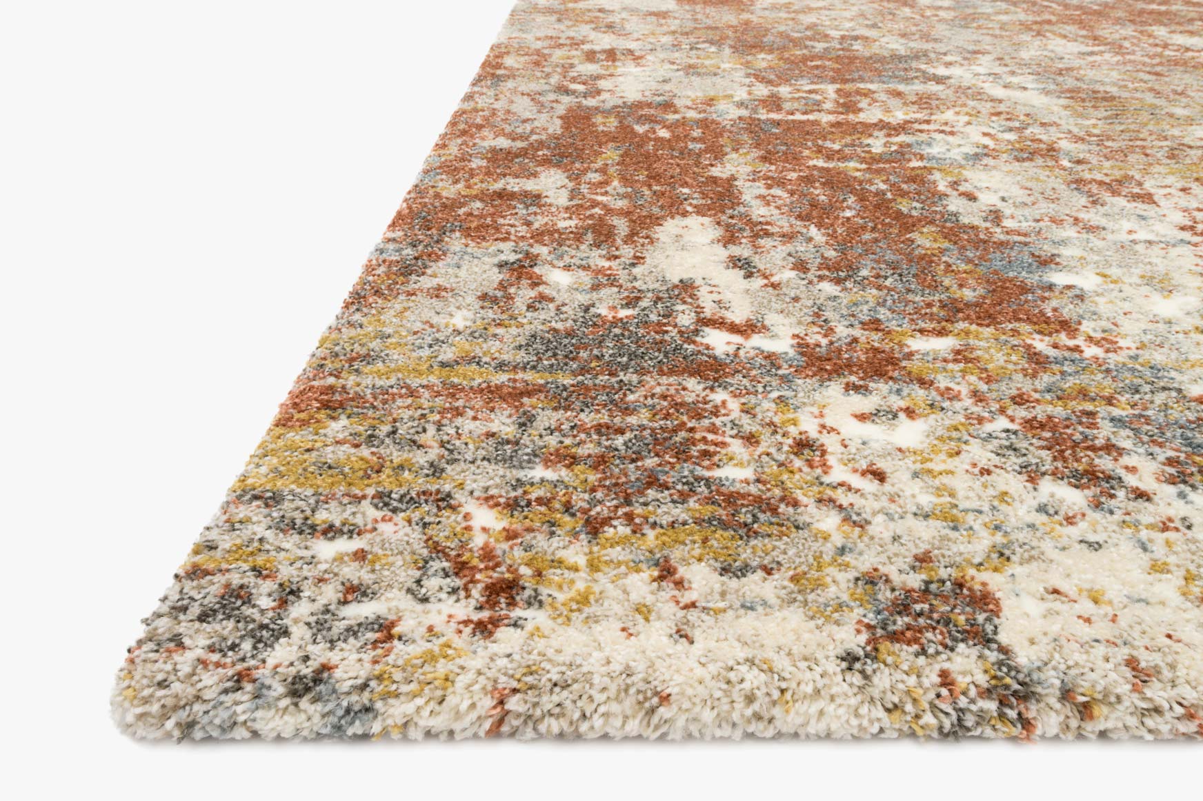 Loloi Landscape Rust Rug White Cliff Studio Area Rugs