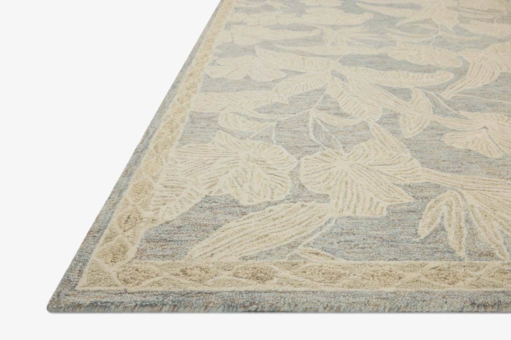 Loloi Lenore Blue / Natural Rug White Cliff Studio Area Rugs