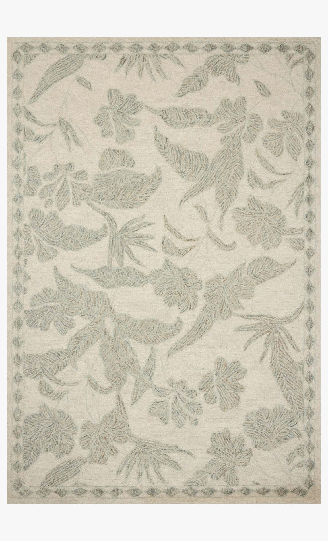 Loloi Lenore Ivory / Sky Rug White Cliff Studio Area Rugs