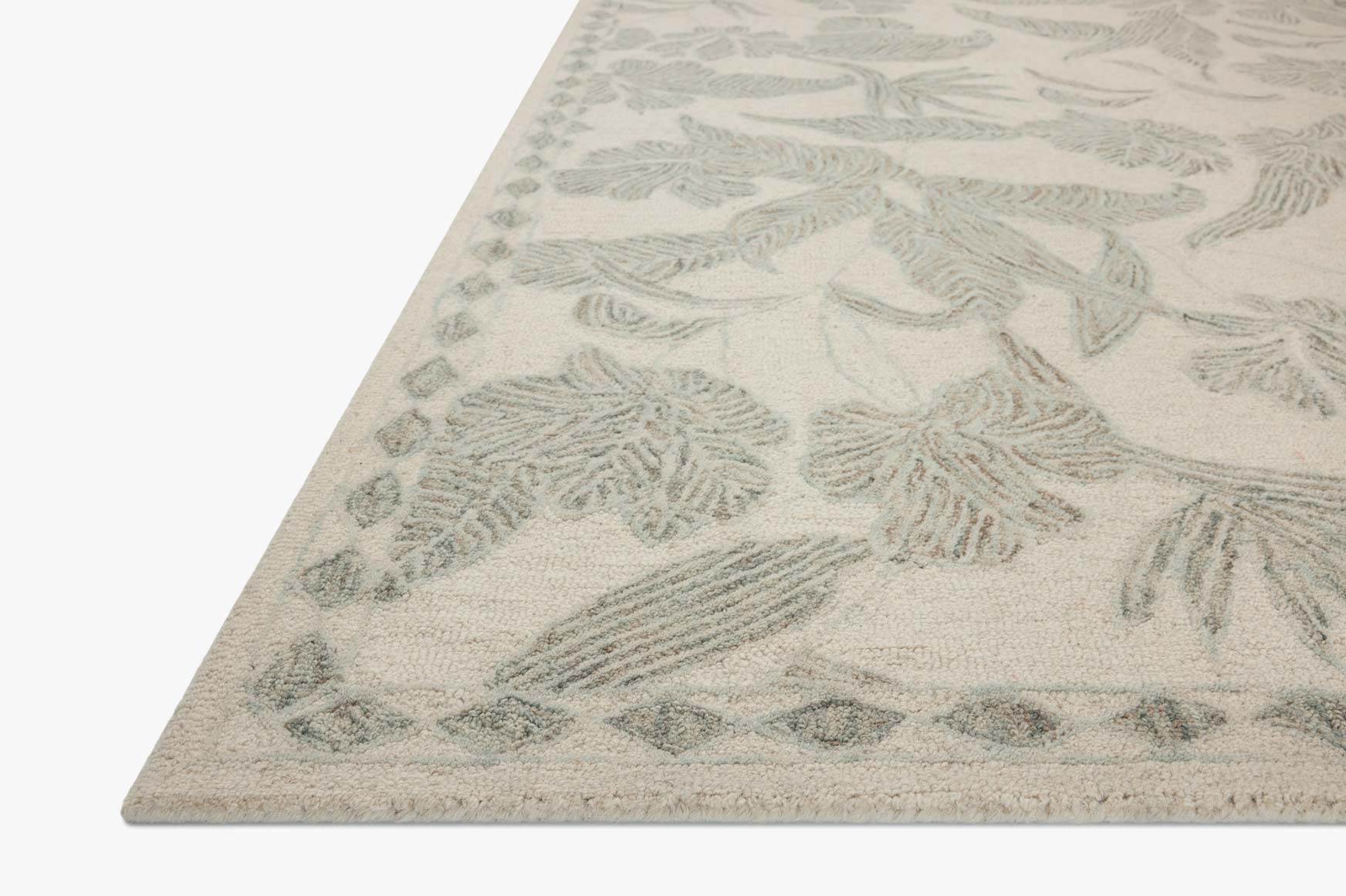 Loloi Lenore Ivory / Sky Rug White Cliff Studio Area Rugs