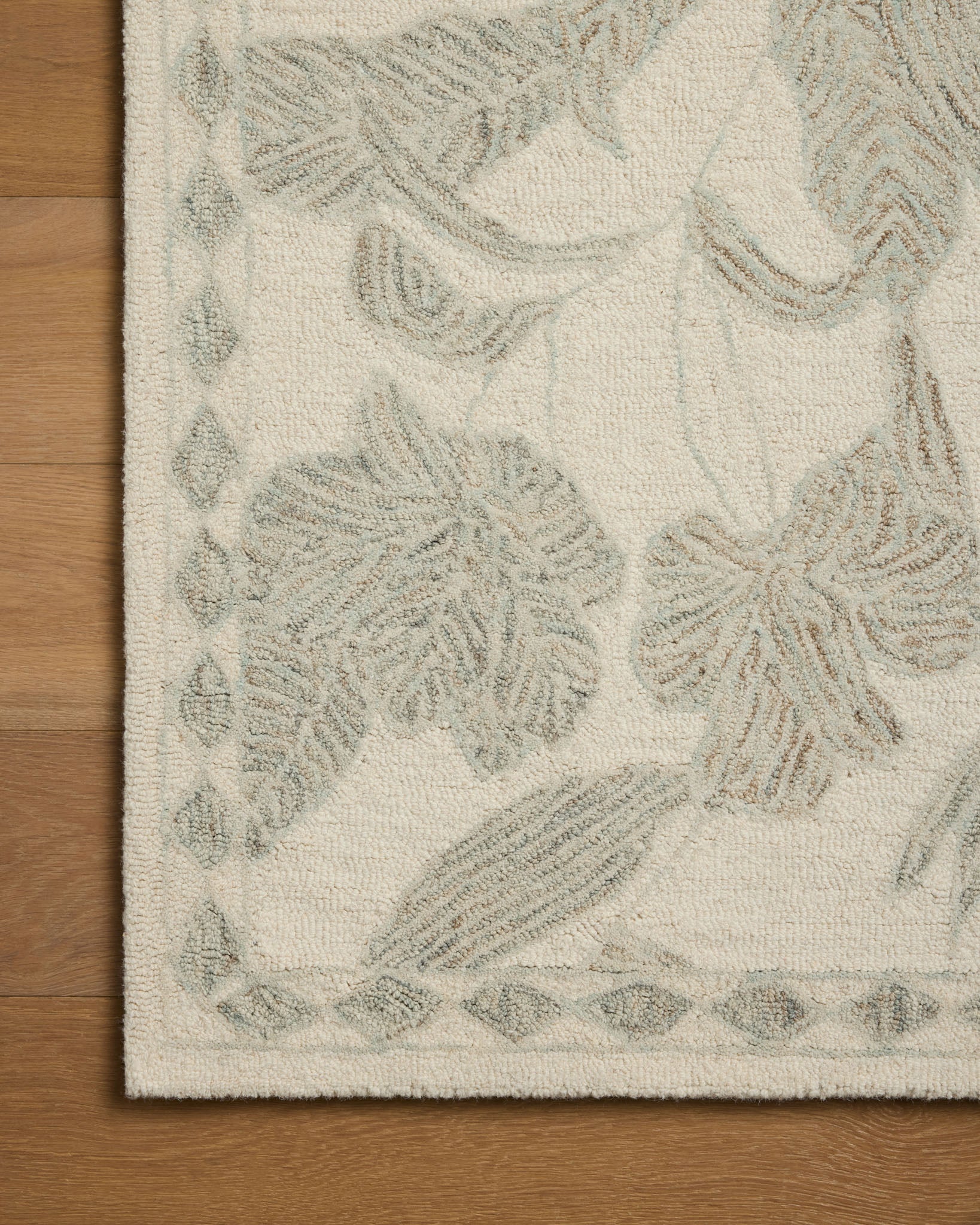 Loloi Lenore Ivory / Sky Rug White Cliff Studio Area Rugs
