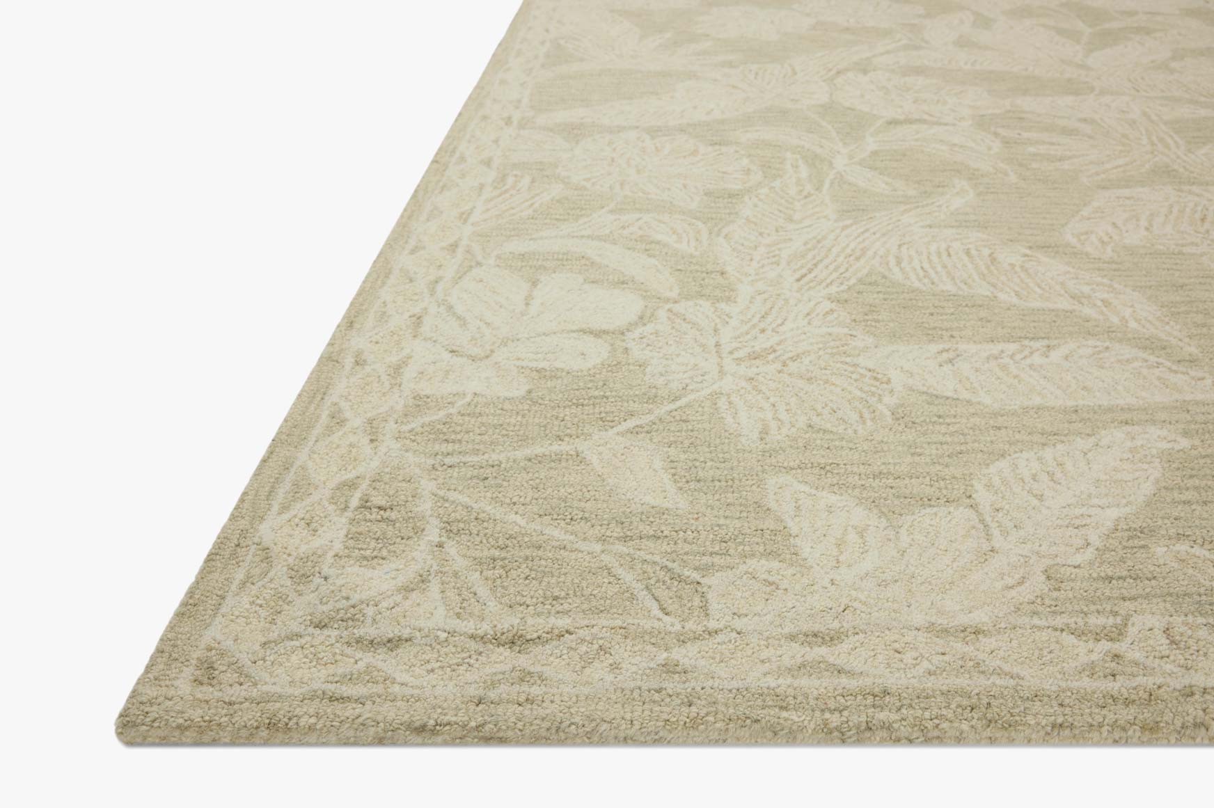 Loloi Lenore Sage / Natural Rug White Cliff Studio Area Rugs