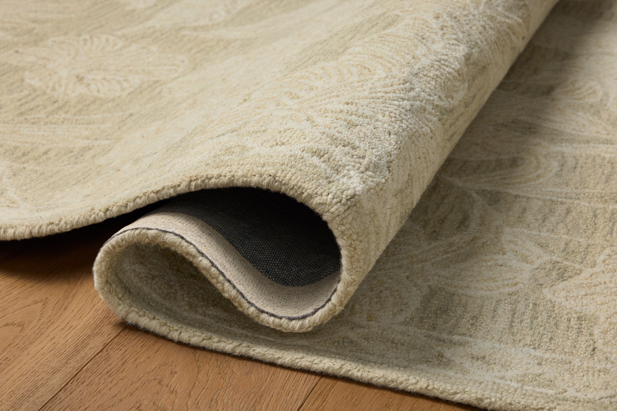 Loloi Lenore Sage / Natural Rug White Cliff Studio Area Rugs