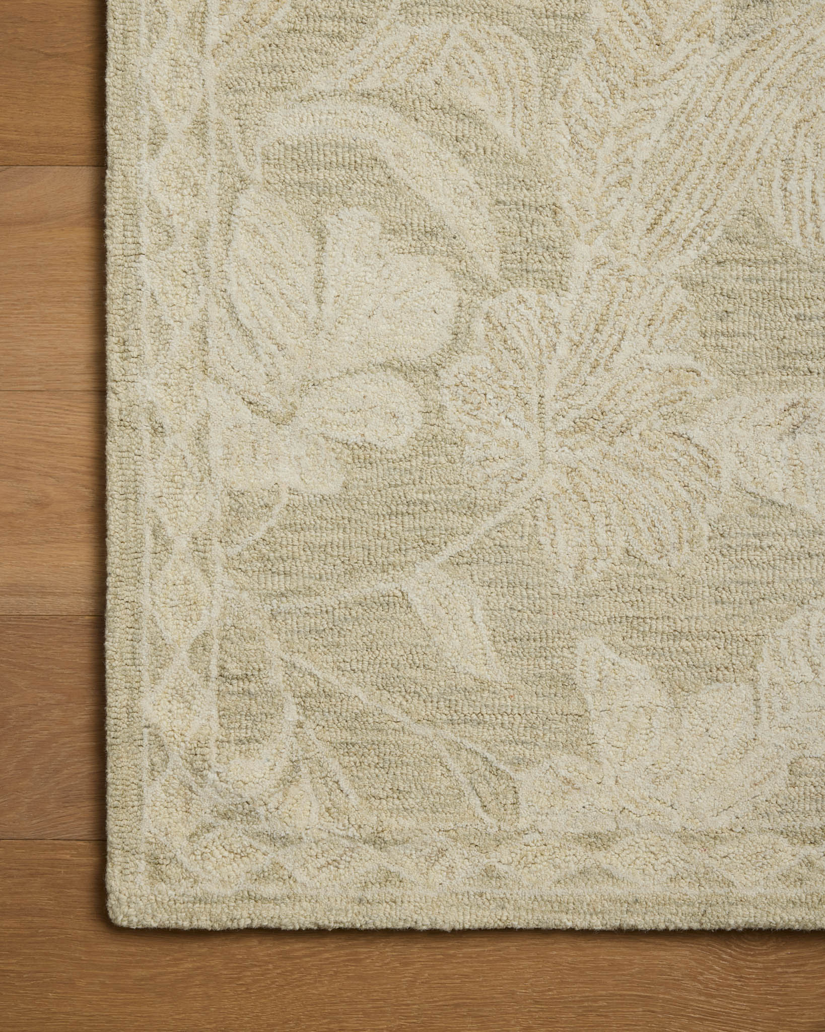 Loloi Lenore Sage / Natural Rug White Cliff Studio Area Rugs