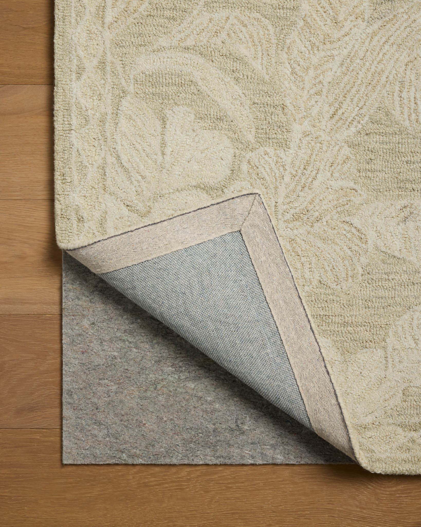 Loloi Lenore Sage / Natural Rug White Cliff Studio Area Rugs
