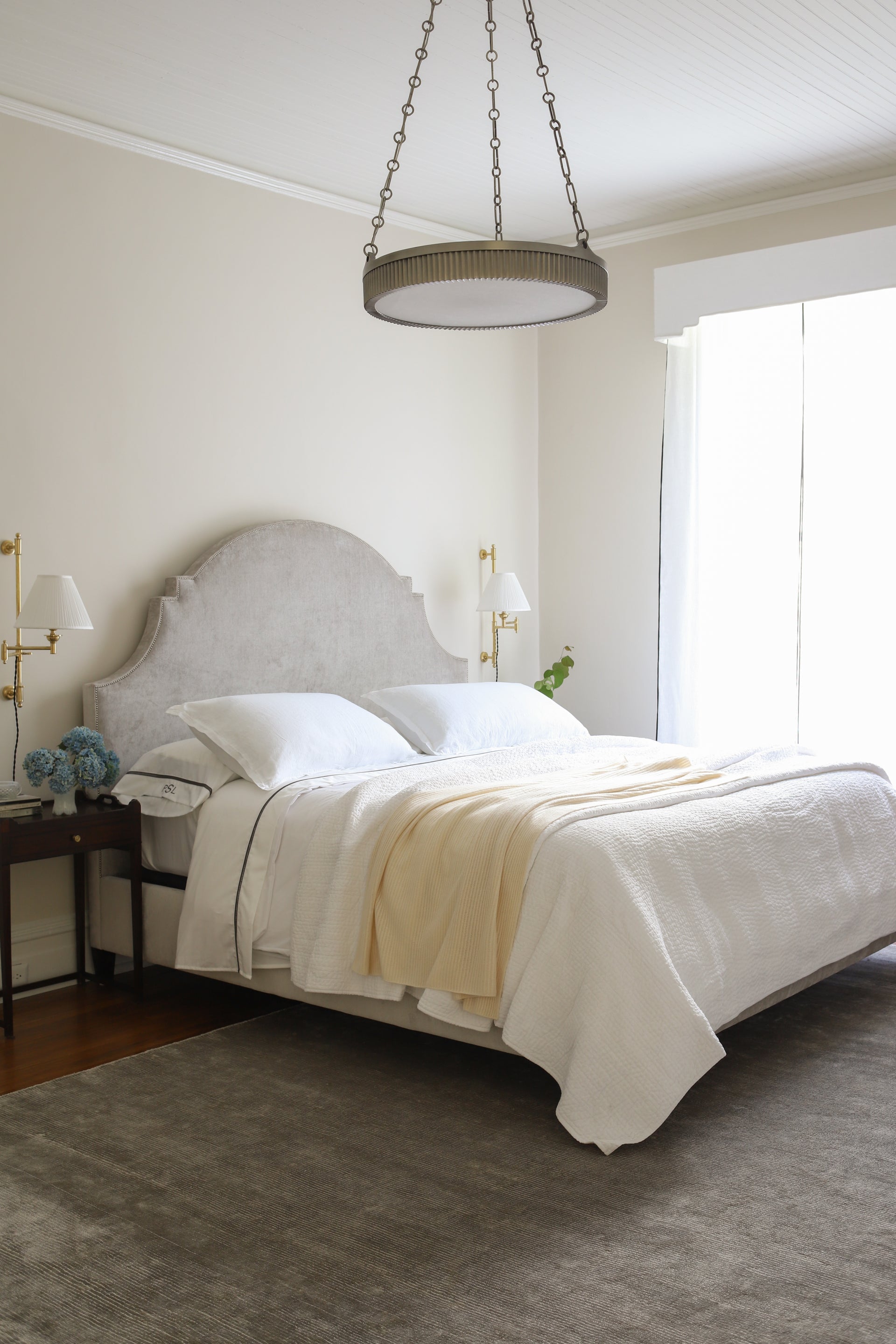 Emmett Plug - In Wall Light in Aged Brass