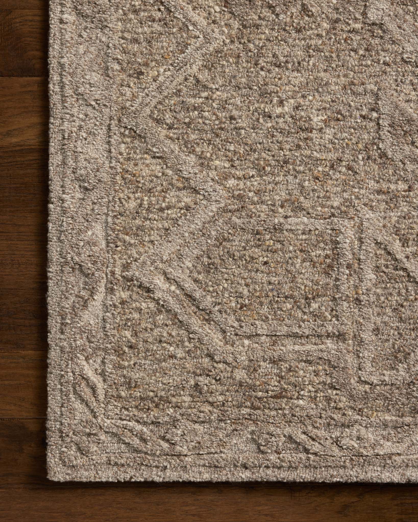 Loloi Mabel Bark / Graphite Rug White Cliff Studio Area Rugs