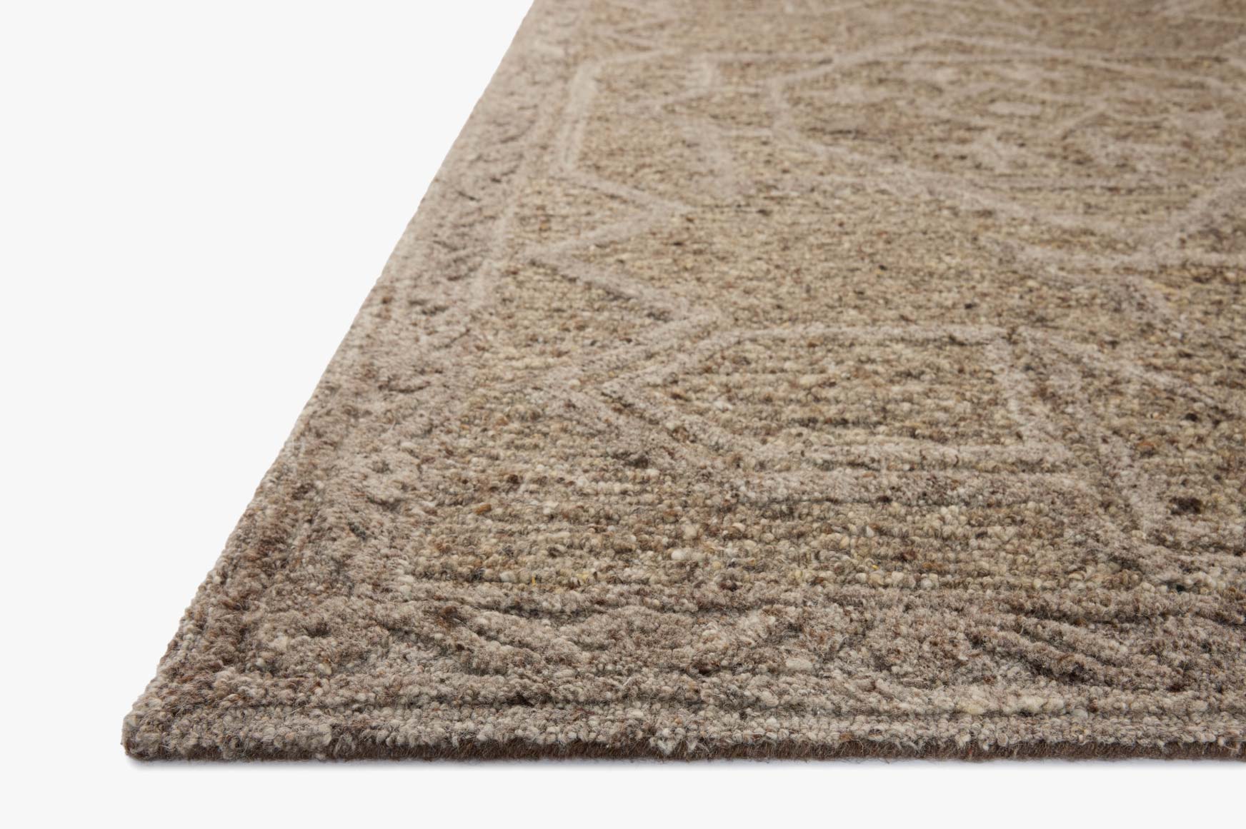Loloi Mabel Bark / Graphite Rug White Cliff Studio Area Rugs