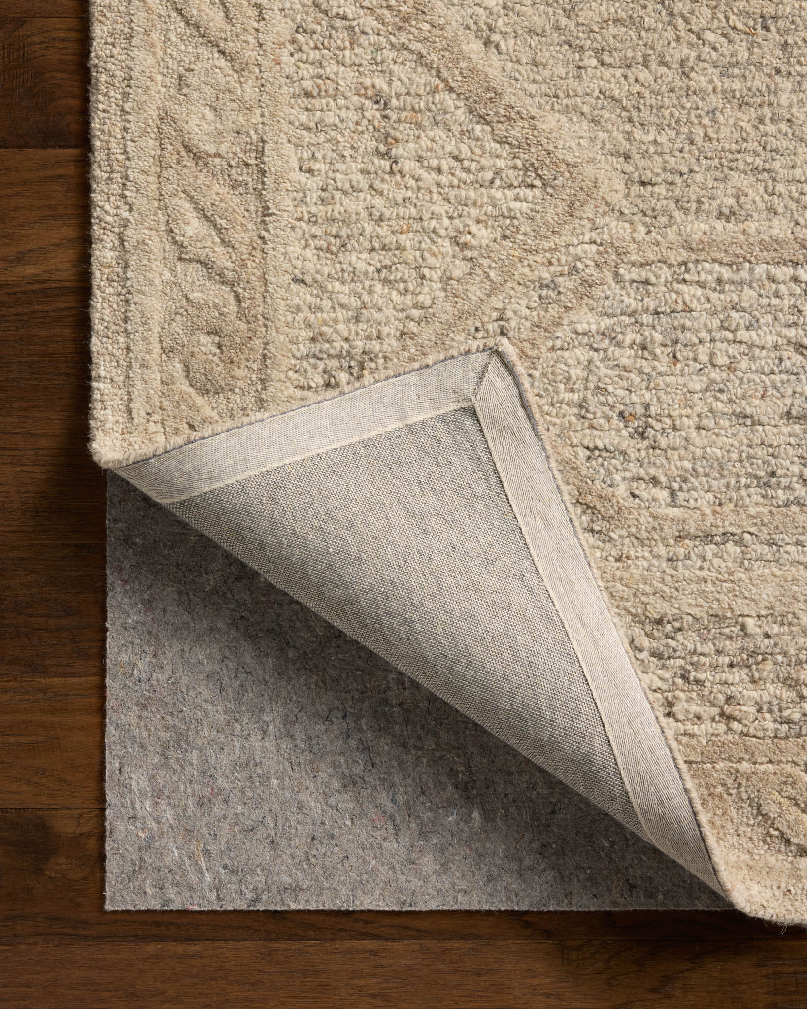 Loloi Mabel Stone / Sand Rug White Cliff Studio Area Rugs