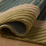Brigette Romanek x Loloi Madi Green / Multi Rug White Cliff Studio Area Rugs