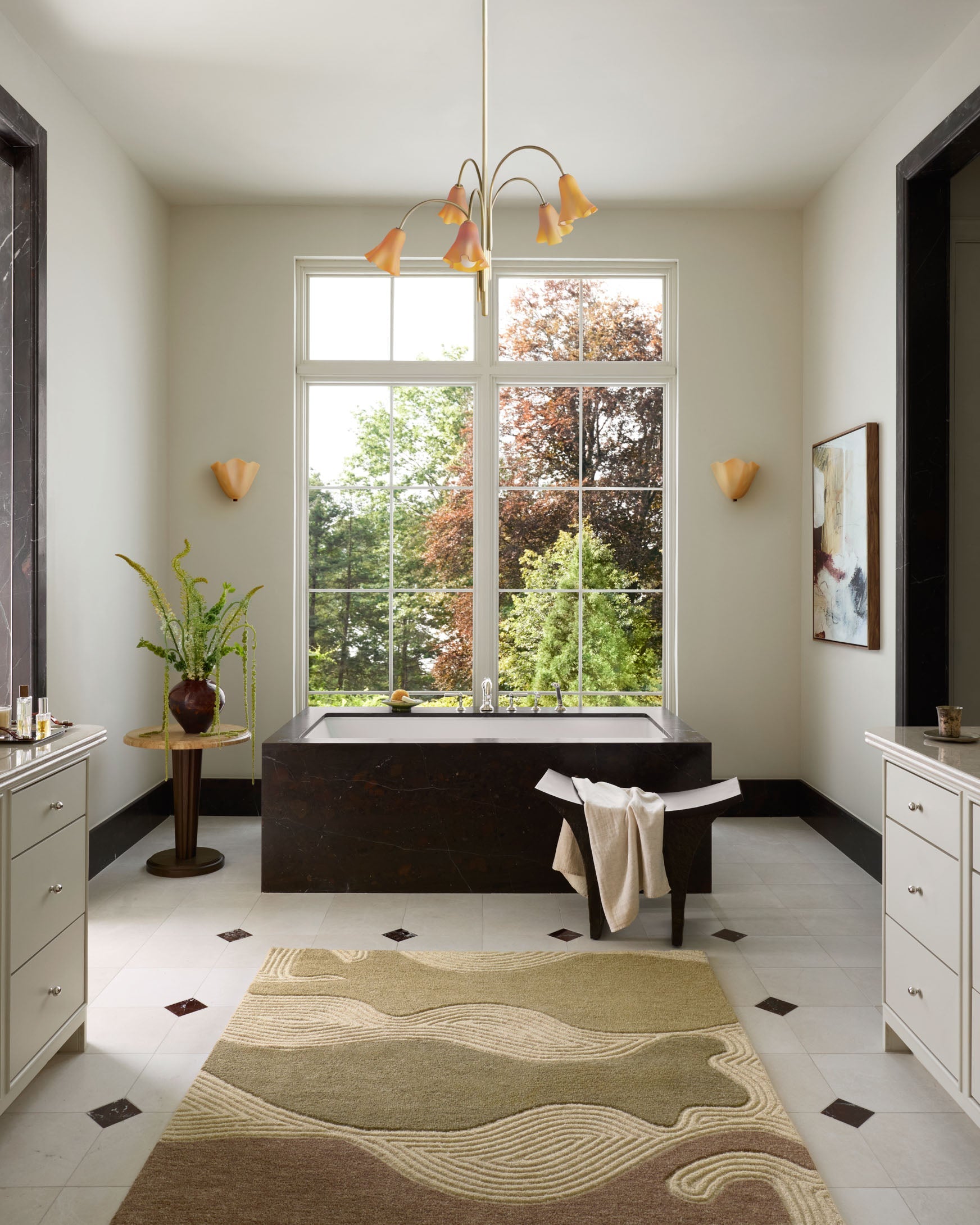 Brigette Romanek x Loloi Madi Linen / Multi Rug White Cliff Studio Area Rugs