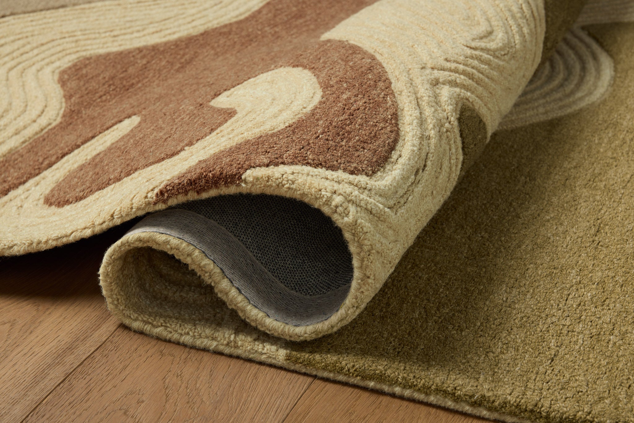 Brigette Romanek x Loloi Madi Linen / Multi Rug White Cliff Studio Area Rugs