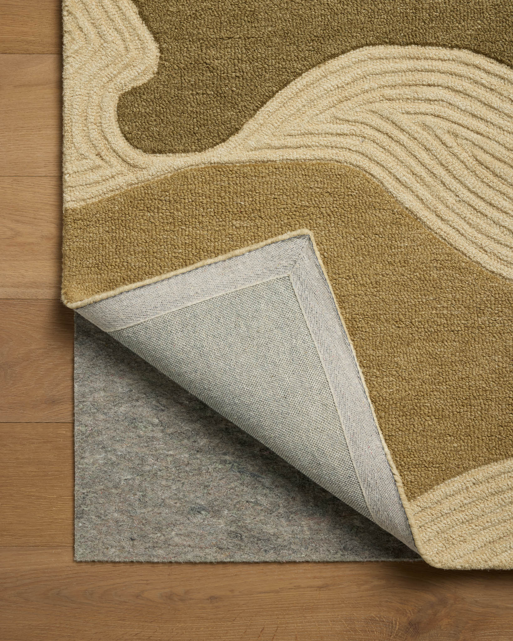 Brigette Romanek x Loloi Madi Linen / Multi Rug White Cliff Studio Area Rugs