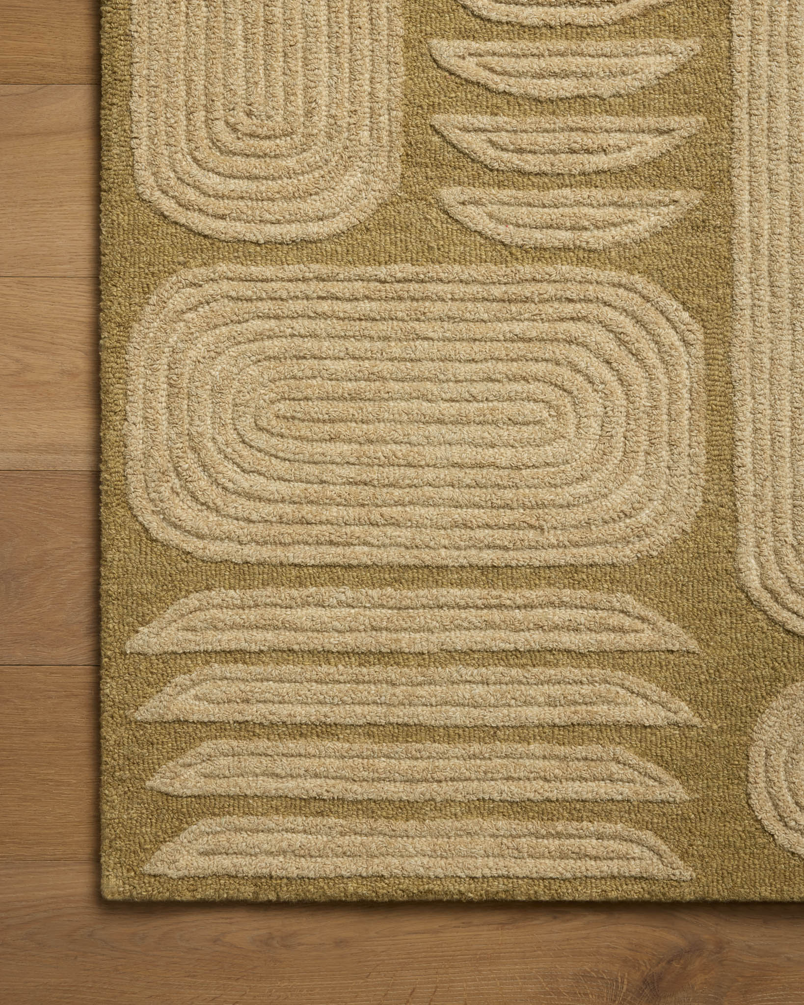 Brigette Romanek x Loloi Madi Light Olive / Oatmeal Rug White Cliff Studio Area Rugs