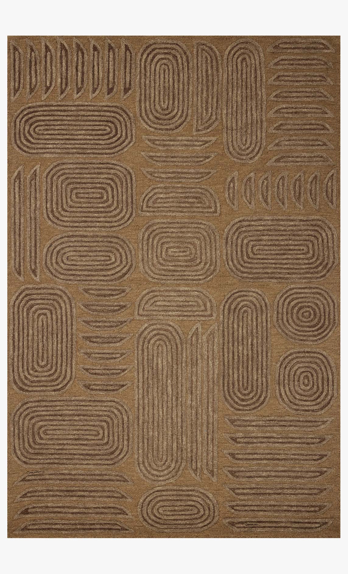 Brigette Romanek x Loloi Madi Mocha / Cocoa Rug White Cliff Studio Area Rugs