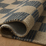 Brigette Romanek x Loloi Madi Taupe / Navy Rug White Cliff Studio Area Rugs