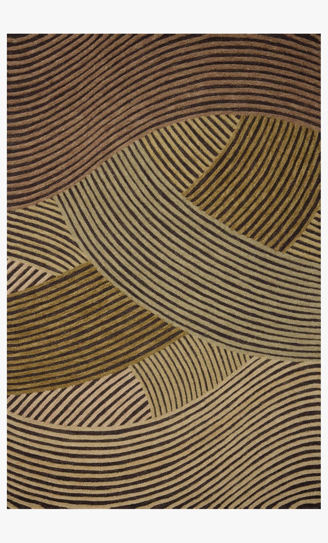 Brigette Romanek x Loloi Madi Espresso / Multi Rug White Cliff Studio Area Rugs