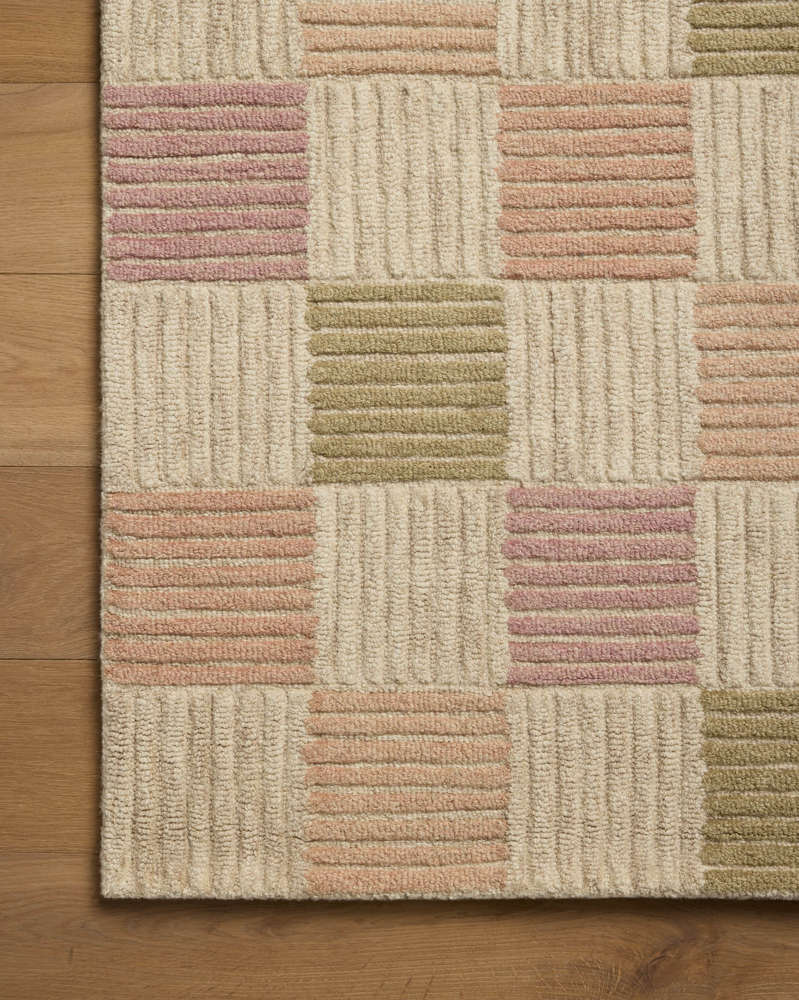 Brigette Romanek x Loloi Madi Natural / Multi Rug White Cliff Studio Area Rugs